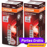 OSRAM H1 12v 100w Super Bright Premium ( 2 Lâmpadas  )