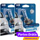 Philips WhiteVision H8 12V 35W ( 2 Bulbs )