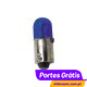 LAMPA - LÂMPADA 4W BA9s AZUL