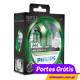 Philips H4 ColorVision Green ( 2 Bulbs )