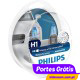 Philips WhiteVision H1 + w5w  ( 4 Bulbs )