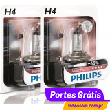 Philips Vision Plus  +60% H4 12v 60/55w ( 2 Bulbs )