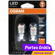 Osram LED Ledriving W16W Vermelho - Premium ( 2 lâmpadas )