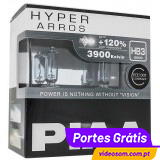 PIAA HYPER ARROS HB3 12V 60W + 120% 3900K ( 2 Lâmpadas )