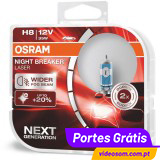 Osram Night Breaker Laser H8 Next Generation +150%  ( 2 Lâmpadas )