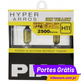 PIAA H11 12v 55w Hyper Arros Ion Yellow 2500K ( 2 Lâmpadas )