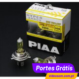 PIAA H4 12v 60/55w Hyper Arros Ion Yellow 2500K ( 2 Lâmpadas )