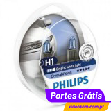 Philips Crystal Vision H1 + W5W ( 4 Lâmpadas )
