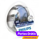 Philips Crystal Vision H1 + W5W ( 4 Bulbs )